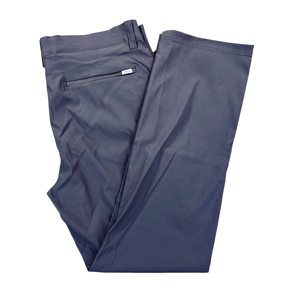 Orvis Trek Tech Pants Men's 38x32 Gray Water Repellent Stretch Hike Camp Utility